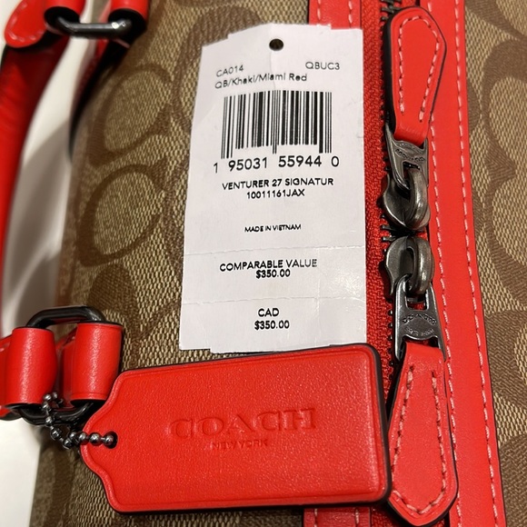 Coach men's Venturer Crossbody 27 In Colorblock Signature Canvas
QB/Khaki/Miami - Picture 6 of 16